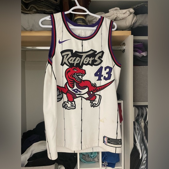 NBA Jersey Nike Raptors Pascal Siakam Retro Logo - Picture 2 of 2
